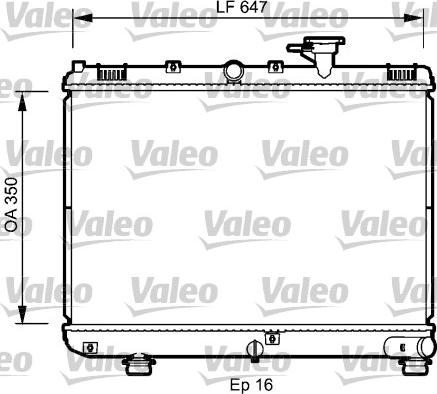 Valeo 735078 - Radiatore, Raffreddamento motore autozon.pro