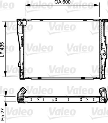 Valeo 735194 - Radiatore, Raffreddamento motore autozon.pro