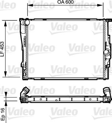 Valeo 735195 - Radiatore, Raffreddamento motore autozon.pro