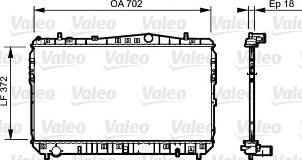 Valeo 735159 - Radiatore, Raffreddamento motore autozon.pro