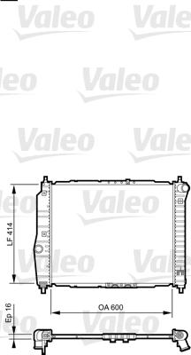 Valeo 735158 - Radiatore, Raffreddamento motore autozon.pro