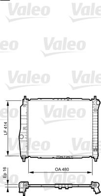 Valeo 735157 - Radiatore, Raffreddamento motore autozon.pro