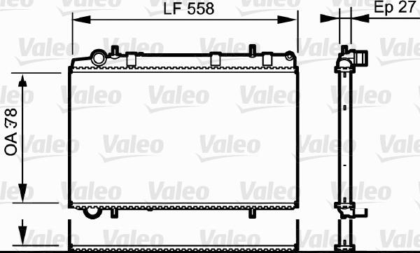 Valeo 735136 - Radiatore, Raffreddamento motore autozon.pro