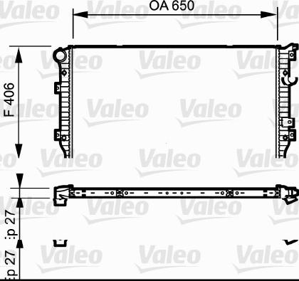 Valeo 735133 - Radiatore, Raffreddamento motore autozon.pro