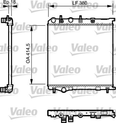 Valeo 735125 - Radiatore, Raffreddamento motore autozon.pro