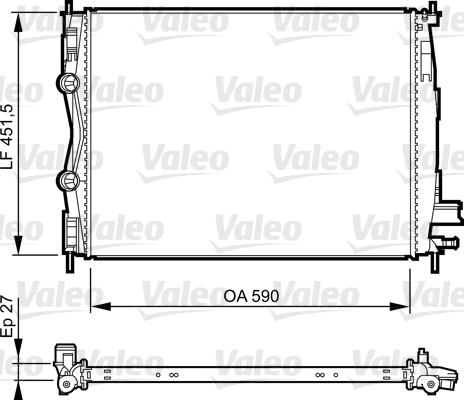 Valeo 735381 - Radiatore, Raffreddamento motore autozon.pro