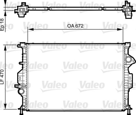 Valeo 735373 - Radiatore, Raffreddamento motore autozon.pro