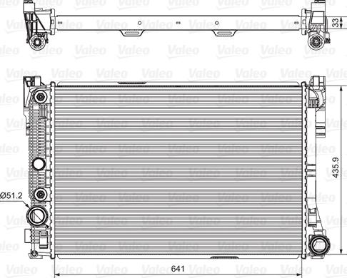 Valeo 735291 - Radiatore, Raffreddamento motore autozon.pro