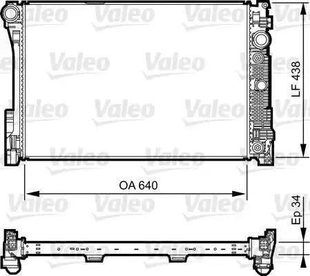 Valeo 735292 - Radiatore, Raffreddamento motore autozon.pro