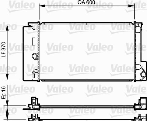 Valeo 735250 - Radiatore, Raffreddamento motore autozon.pro