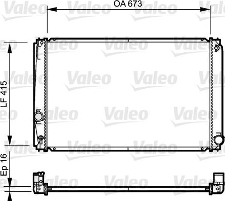 Valeo 735215 - Radiatore, Raffreddamento motore autozon.pro