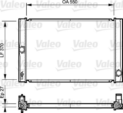 Valeo 735213 - Radiatore, Raffreddamento motore autozon.pro