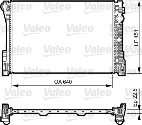 Valeo 735285 - Radiatore, Raffreddamento motore autozon.pro