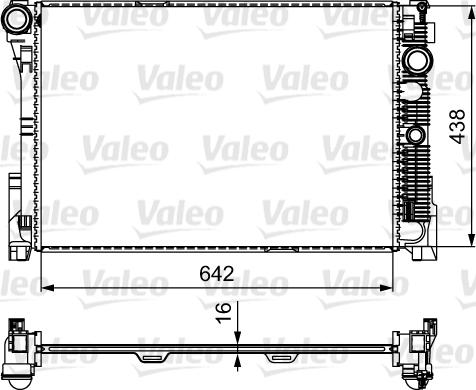 Valeo 735286 - Radiatore, Raffreddamento motore autozon.pro