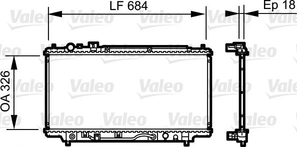 Valeo 735236 - Radiatore, Raffreddamento motore autozon.pro