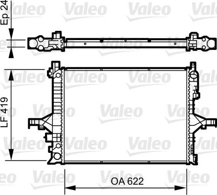 Valeo 735237 - Radiatore, Raffreddamento motore autozon.pro