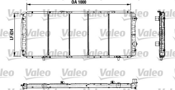 Valeo 730999 - Radiatore, Raffreddamento motore autozon.pro