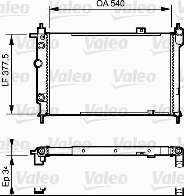 Valeo 730994 - Radiatore, Raffreddamento motore autozon.pro