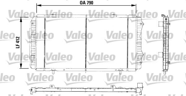 Valeo 730996 - Radiatore, Raffreddamento motore autozon.pro