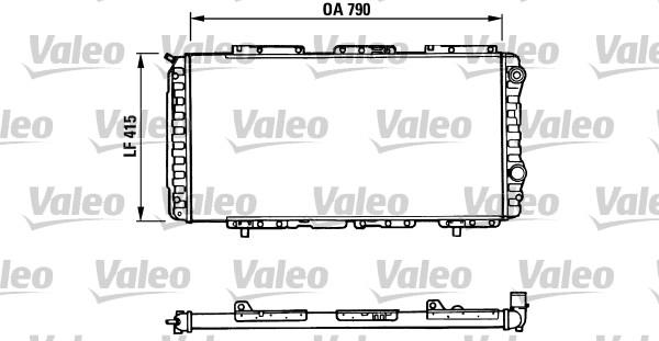 Valeo 730997 - Radiatore, Raffreddamento motore autozon.pro