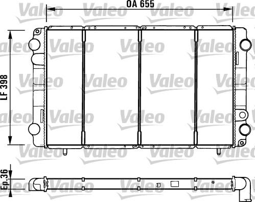 Valeo 730944 - Radiatore, Raffreddamento motore autozon.pro