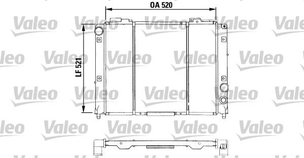 Valeo 730950 - Radiatore, Raffreddamento motore autozon.pro