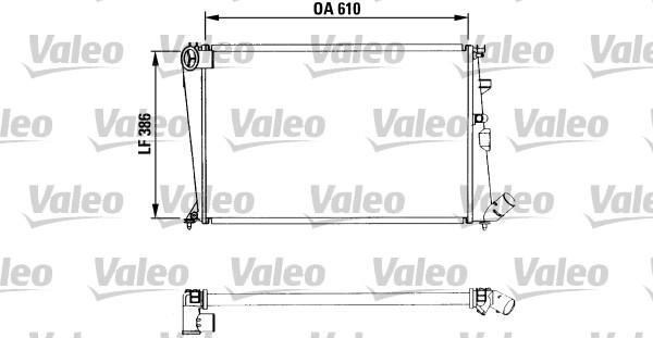 Valeo 730958 - Radiatore, Raffreddamento motore autozon.pro