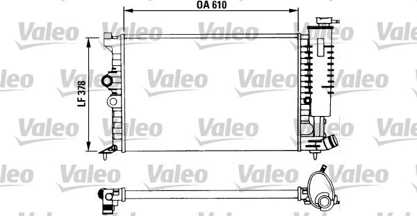 Valeo 730957 - Radiatore, Raffreddamento motore autozon.pro