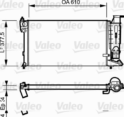 Valeo 730984 - Radiatore, Raffreddamento motore autozon.pro