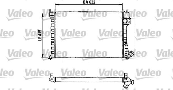 Valeo 730934 - Radiatore, Raffreddamento motore autozon.pro