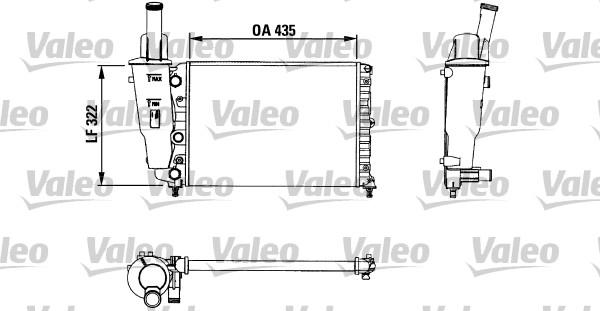 Valeo 730976 - Radiatore, Raffreddamento motore autozon.pro