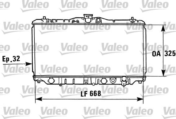 Valeo 730430 - Radiatore, Raffreddamento motore autozon.pro