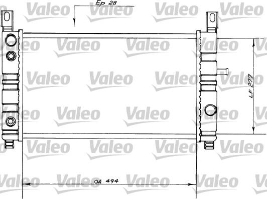 Valeo 730559 - Radiatore, Raffreddamento motore autozon.pro