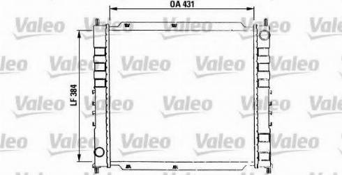 Valeo 730564 - Radiatore, Raffreddamento motore autozon.pro