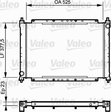 Valeo 730565 - Radiatore, Raffreddamento motore autozon.pro