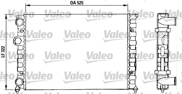 Valeo 730504 - Radiatore, Raffreddamento motore autozon.pro