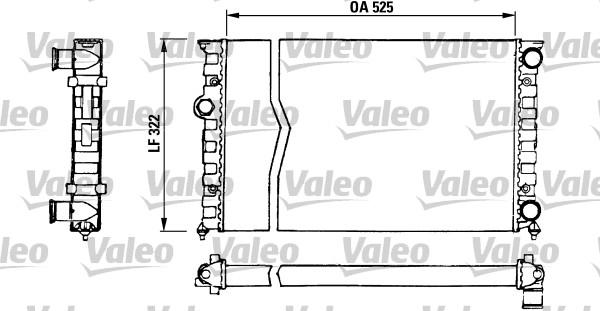 Valeo 730505 - Radiatore, Raffreddamento motore autozon.pro