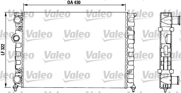 Valeo 730503 - Radiatore, Raffreddamento motore autozon.pro