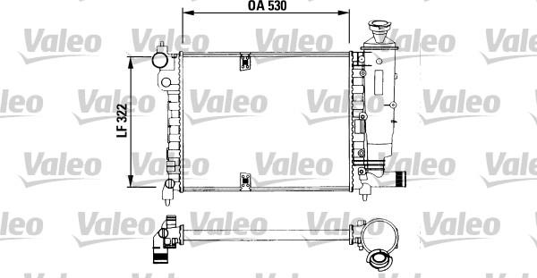 Valeo 730515 - Radiatore, Raffreddamento motore autozon.pro