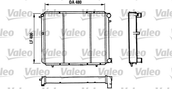 Valeo 730511 - Radiatore, Raffreddamento motore autozon.pro