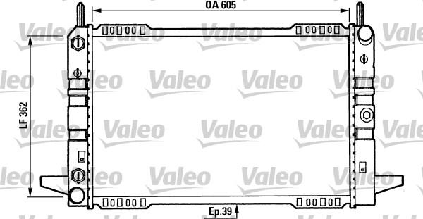 Valeo 730586 - Radiatore, Raffreddamento motore autozon.pro