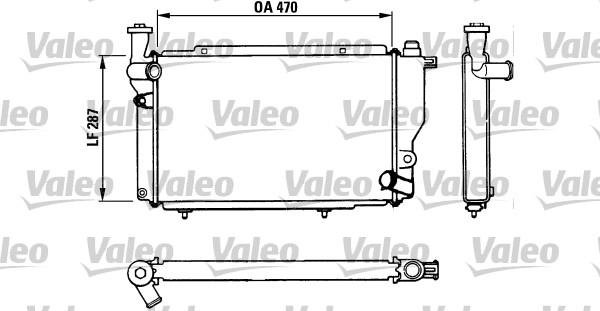 Valeo 730534 - Radiatore, Raffreddamento motore autozon.pro