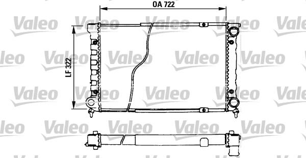 Valeo 730629 - Radiatore, Raffreddamento motore autozon.pro