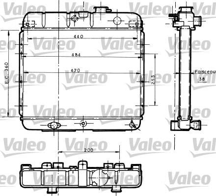 Valeo 730061 - Radiatore, Raffreddamento motore autozon.pro