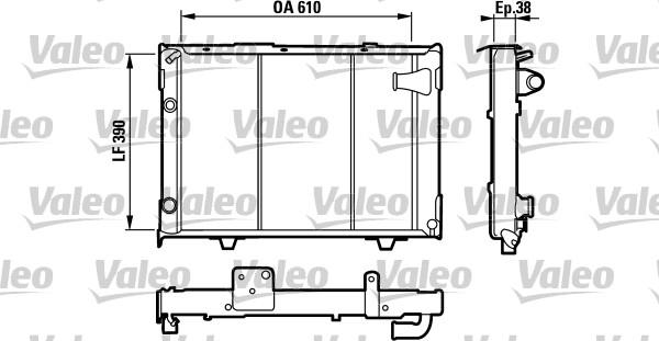 Valeo 730026 - Radiatore, Raffreddamento motore autozon.pro