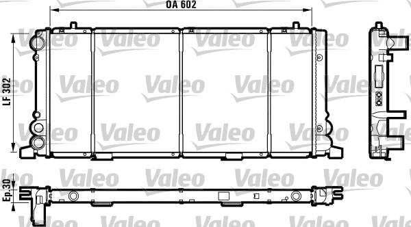 Valeo 730349 - Radiatore, Raffreddamento motore autozon.pro