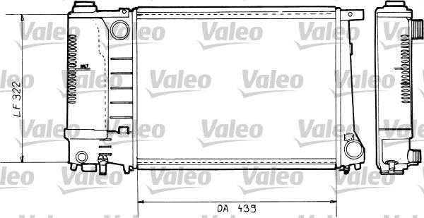 Valeo 730365 - Radiatore, Raffreddamento motore autozon.pro