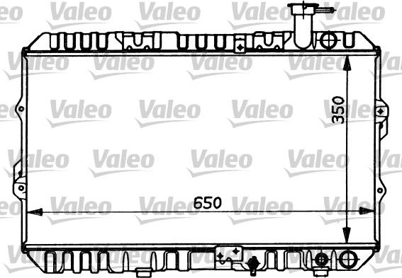 Valeo 730316 - Radiatore, Raffreddamento motore autozon.pro