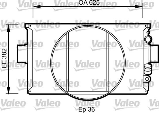 Valeo 730334 - Radiatore, Raffreddamento motore autozon.pro