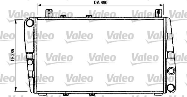 Valeo 730375 - Radiatore, Raffreddamento motore autozon.pro